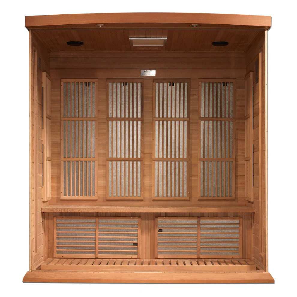 Maxxus Saunas 4-Person Cedar Near Zero EMF Far Infrared Sauna, MX-K406-01-ZF CED Maxxus Saunas 4-Person Cedar Near Zero EMF Far Infrared Sauna, MX-K406-01-ZF CED