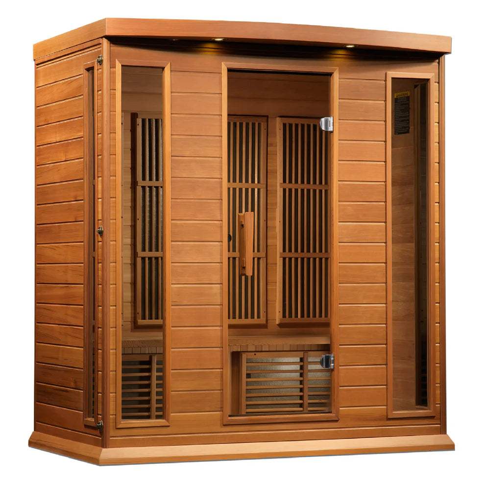 Maxxus Saunas 4-Person Cedar Near Zero EMF Far Infrared Sauna, MX-K406-01-ZF CED Maxxus Saunas 4-Person Cedar Near Zero EMF Far Infrared Sauna, MX-K406-01-ZF CED