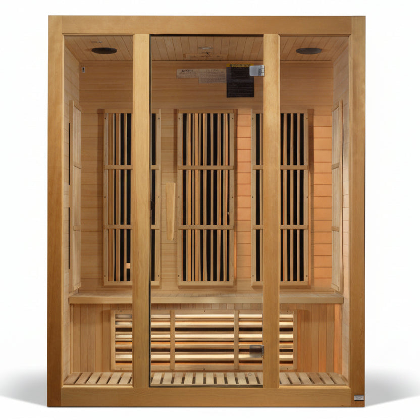 Maxxus Saunas Bellevue 3-Person Low EMF Far Infrared Sauna Maxxus Saunas Bellevue 3-Person Low EMF Far Infrared Sauna