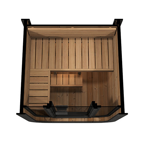SaunaLife CL3G 2-Person Outdoor Cube Sauna