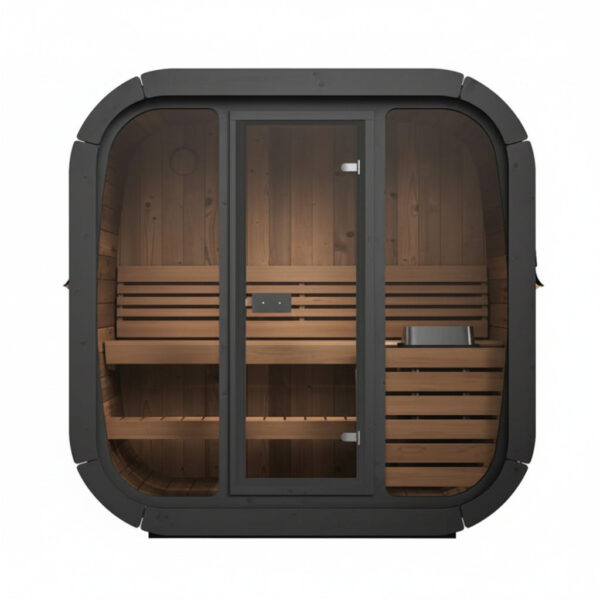 SaunaLife CL4G 3-Person Outdoor Cube Sauna
