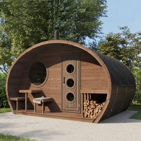 SaunaLife G11 8-Person Outdoor Sauna