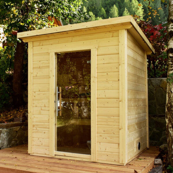 SaunaLife G2 4-Person Traditional Outdoor Sauna