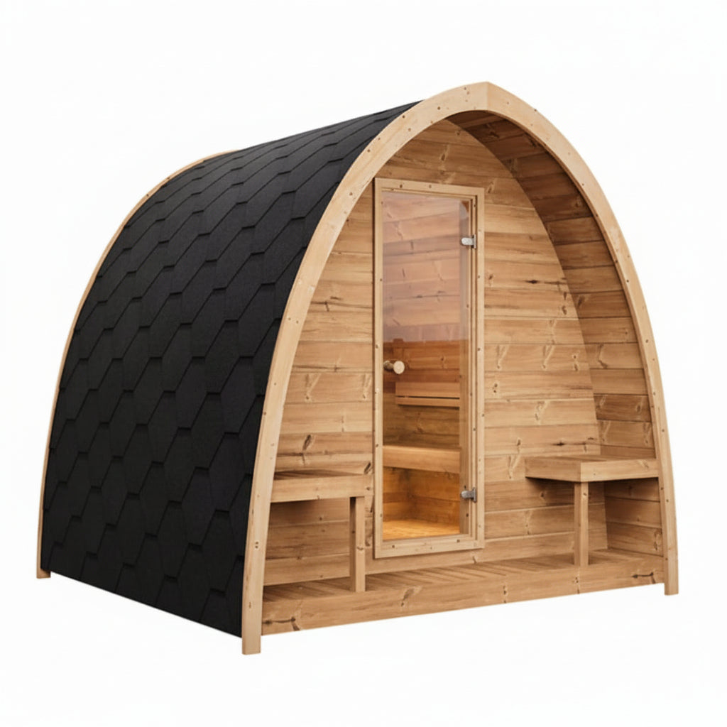 SaunaLife G3 6-Person Outdoor Traditional Sauna SaunaLife G3 6-Person Outdoor Traditional Sauna