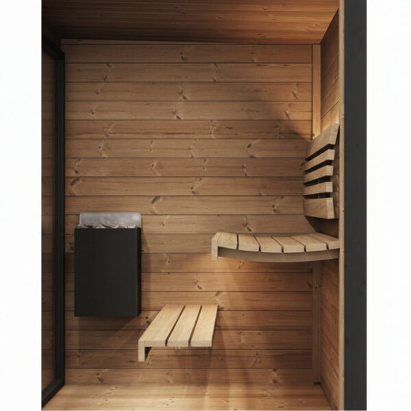 SaunaLife GL4 4-Person Luxury Outdoor Traditional Sauna