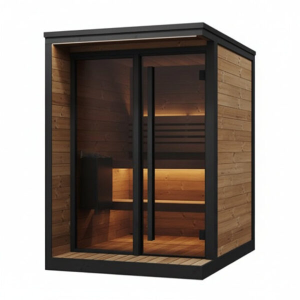 SaunaLife GL4 4-Person Luxury Outdoor Traditional Sauna