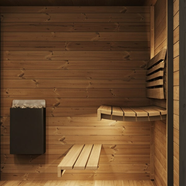 SaunaLife GL6 6-Person Luxury Outdoor Traditional Sauna