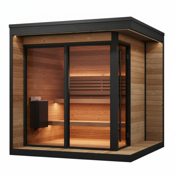 SaunaLife GL6 6-Person Luxury Outdoor Traditional Sauna