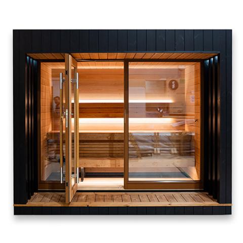 Saunum AirCube 3 Outdoor Cabin Sauna