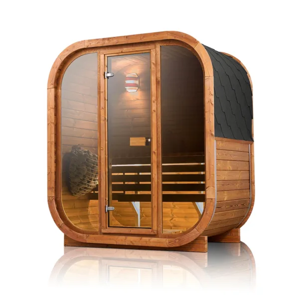Scandinavian Eclipse | 2–3 Person Outdoor Cube Sauna (7x4)