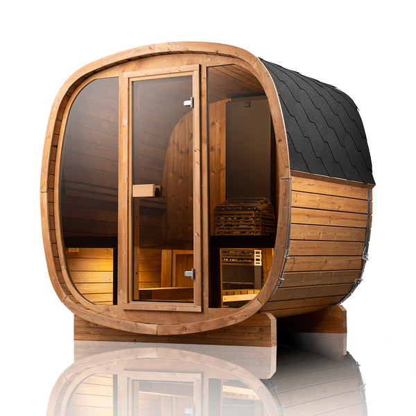 Scandinavian Equinox Mini | 4 Person Outdoor Cube Sauna (7x5)