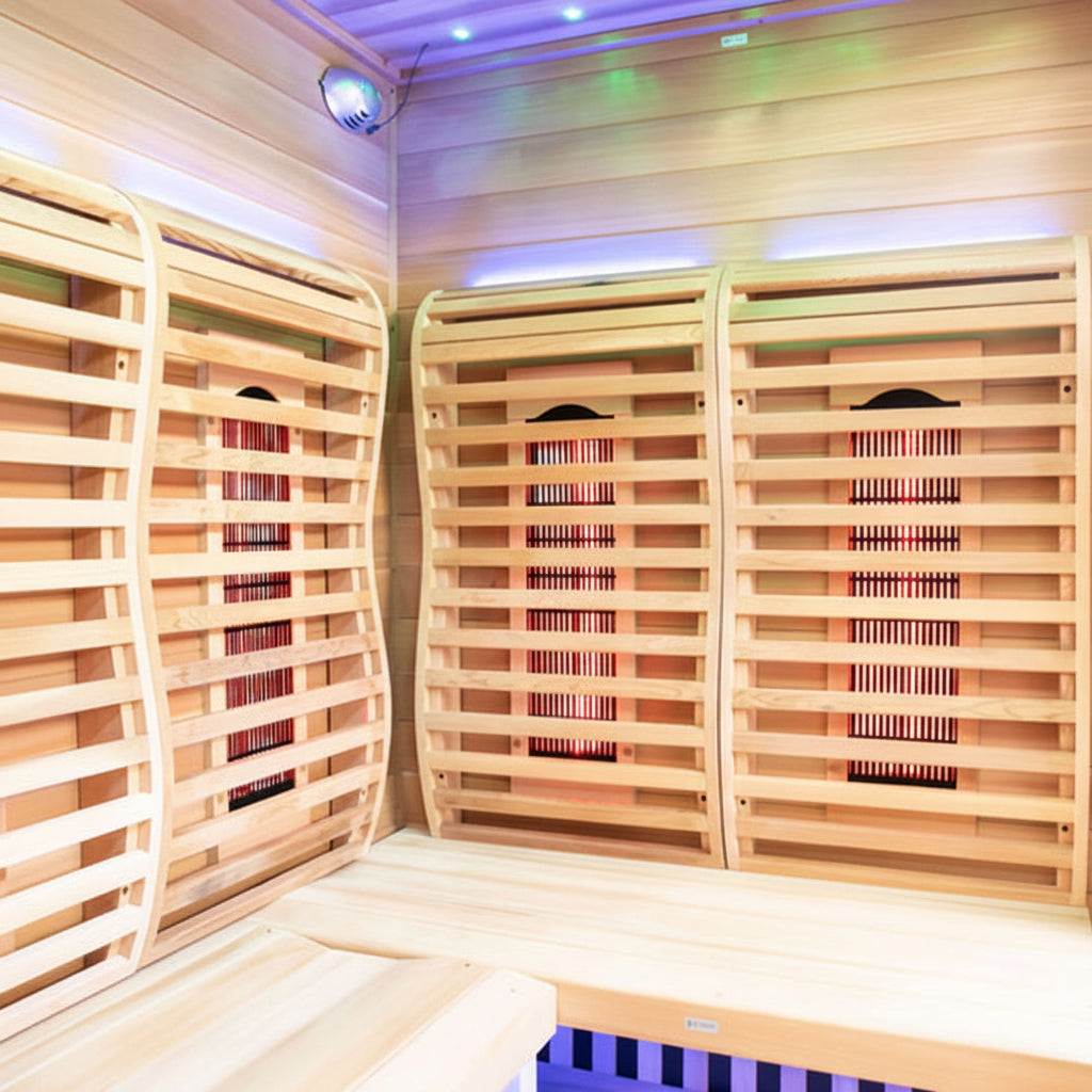 Sun Home Luminar 2 Person Outdoor Infrared Sauna Sun Home Luminar 2 Person Outdoor Infrared Sauna
