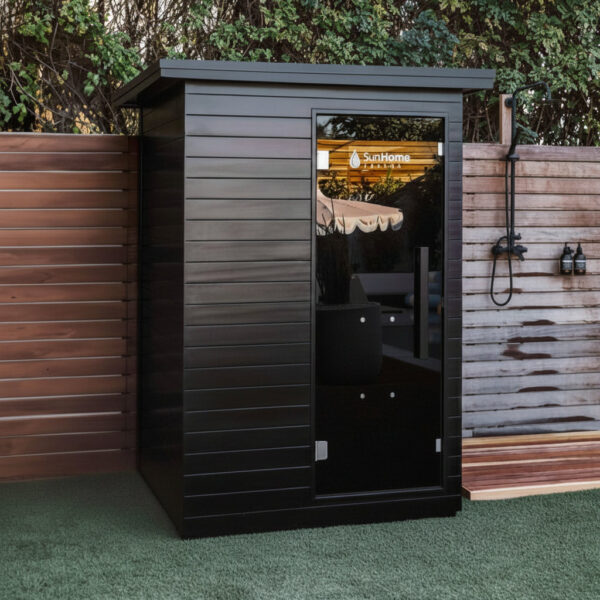 Sun Home Luminar 2 Person Outdoor Infrared Sauna