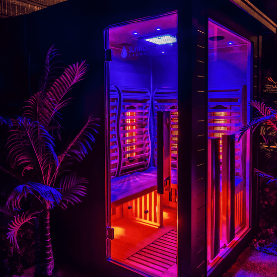 Sun Home Luminar 2 Person Outdoor Infrared Sauna Sun Home Luminar 2 Person Outdoor Infrared Sauna