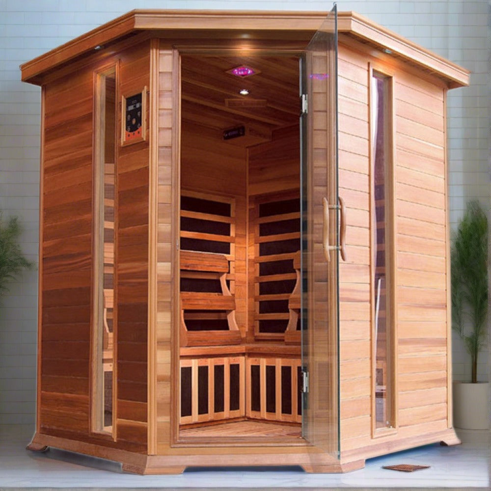 SunRay Bristol Bay 4-Person Infrared Sauna SunRay Bristol Bay 4-Person Infrared Sauna