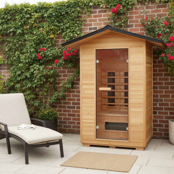 SunRay Burlington 2-Person Outdoor Far Infrared Sauna
