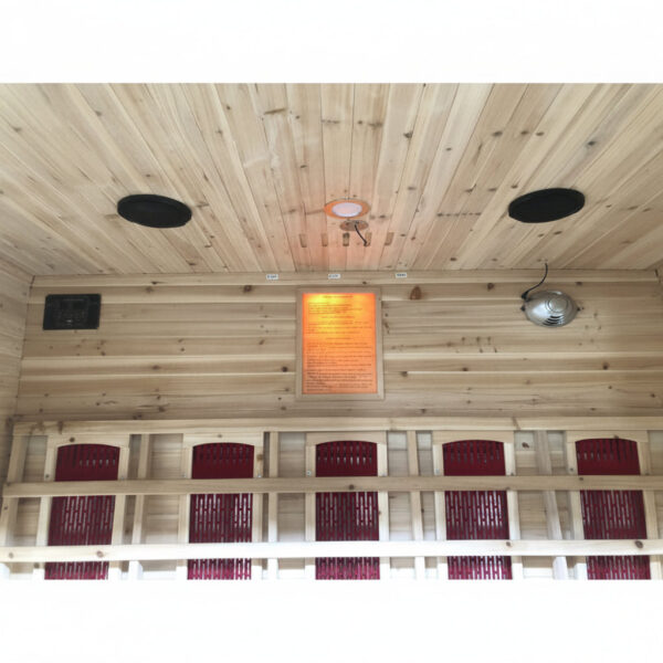 SunRay Cayenne 4-Person Outdoor Infrared Sauna 400D3