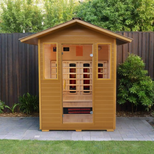 SunRay Grandby 3-Person Outdoor Far Infrared Sauna