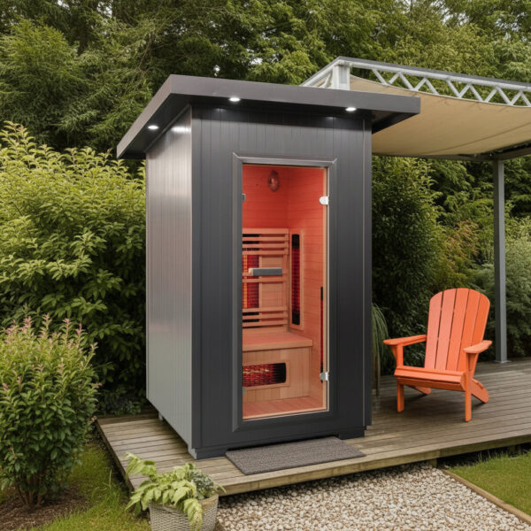 SunRay Logan 2 Person Outdoor Infrared Sauna 200D6