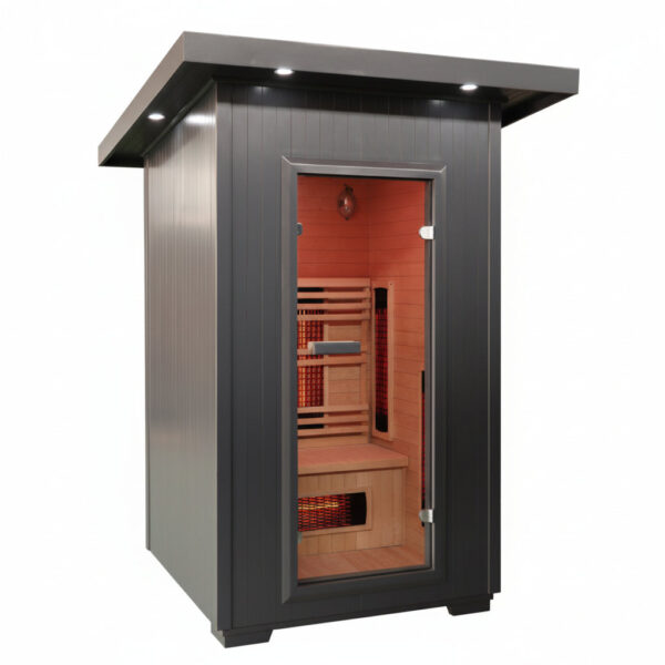 SunRay Logan 2 Person Outdoor Infrared Sauna 200D6