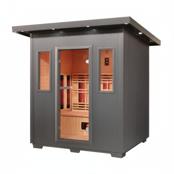 SunRay Pacific 4 Person Infrared Outdoor Sauna 400D6