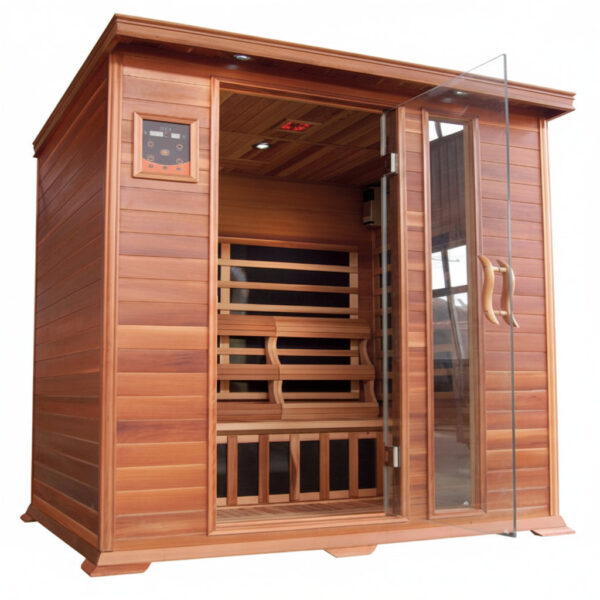 SunRay Savannah 3-Person Indoor Far Infrared Cedar Sauna