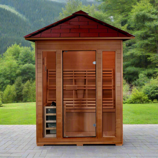 SunRay Waverly 3-Person Outdoor Traditional Sauna